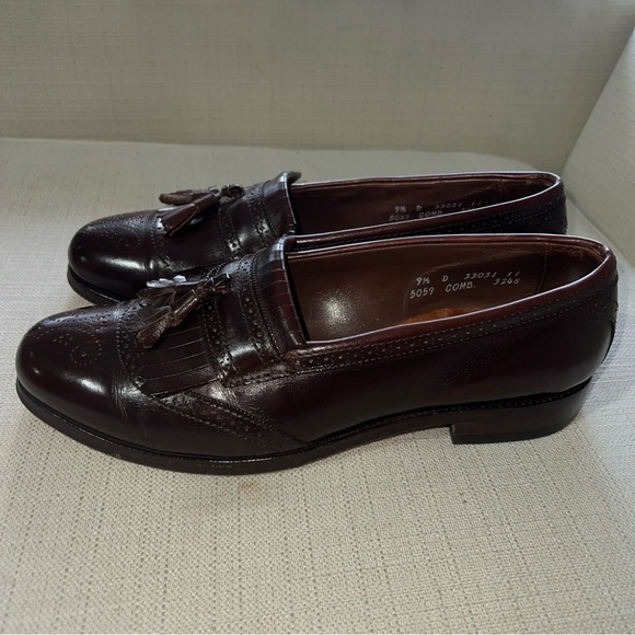 Allen Edmonds Brown “Bridgeton” Slip On Kiltie Tassel Loafer Size 9.5D - Picture 5 of 12